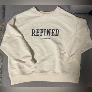 oak + fort crewneck sweater